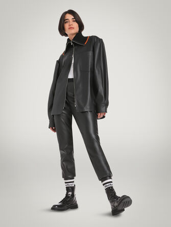 Vegan Leather Trousers