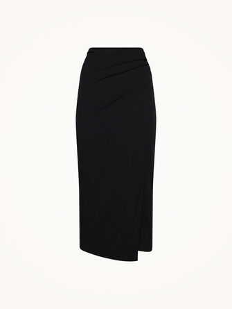 The Origami-Drape Wrap Skirt