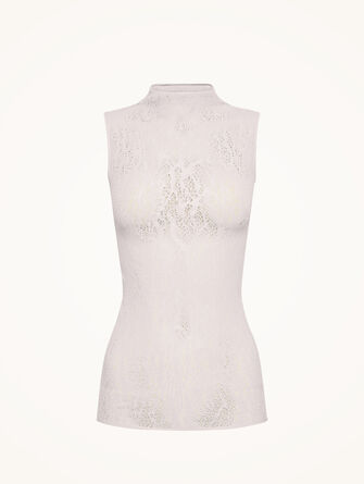 Snake Lace Top Sleeveless