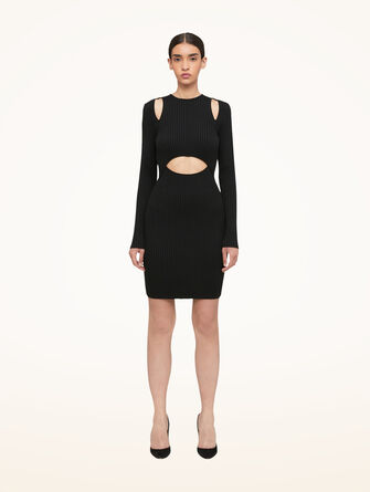 Contoured Ribs Dress