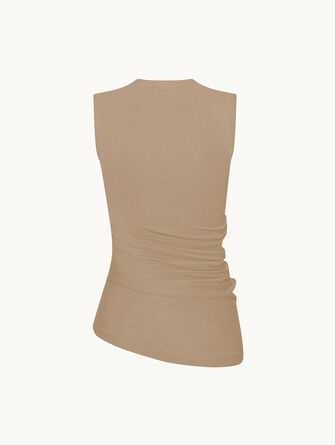 The Crepe Jersey Top Sleeveless