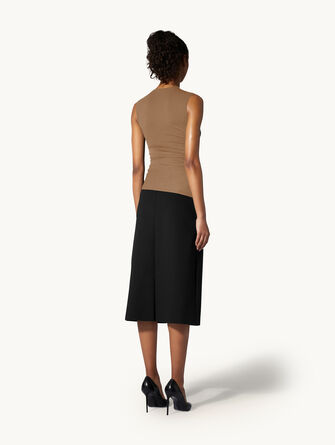 The Crepe Jersey Top Sleeveless