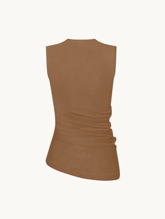 The Crepe Jersey Top Sleeveless