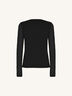 Sheer Opaque Knit Cardigan