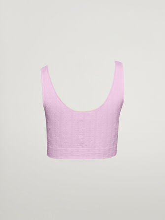 Succession Logo Chain Crop Top