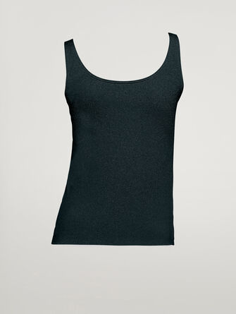 Shiny Top Sleeveless