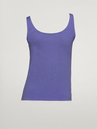 Shiny Top Sleeveless