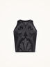 Metallic Jacquard Crop Top