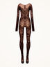 Paisley Tattoo Catsuit