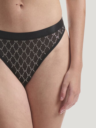 Sheer Logo Sparkle String