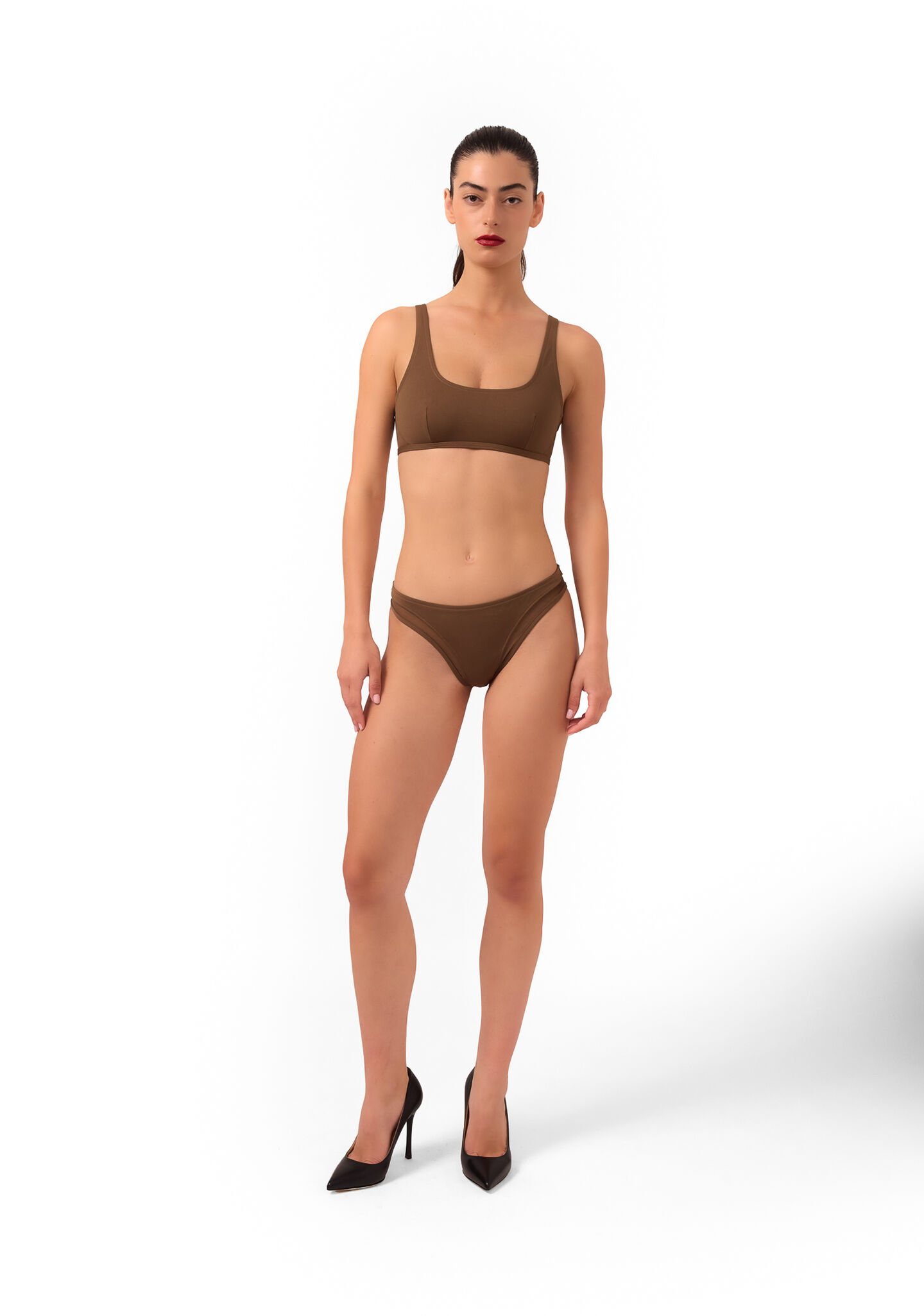 Sheer Opaque Swim Top