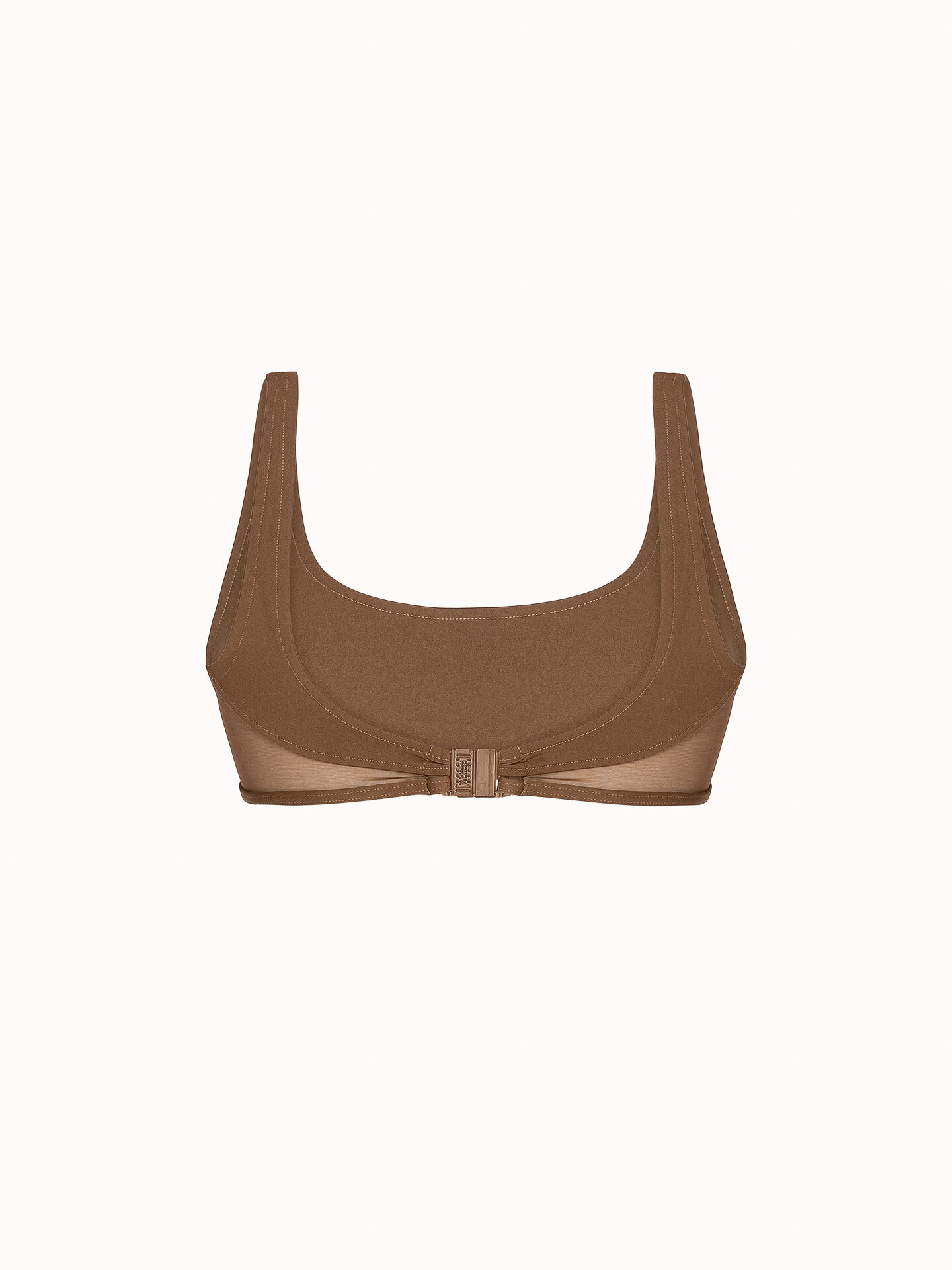 Sheer Opaque Swim Top