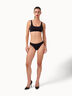 Sheer Opaque Swim Top