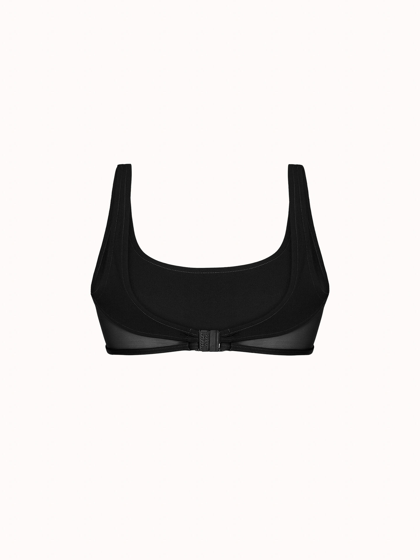 Sheer Opaque Swim Top