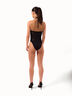 Net Ribs Swim Bodysuit