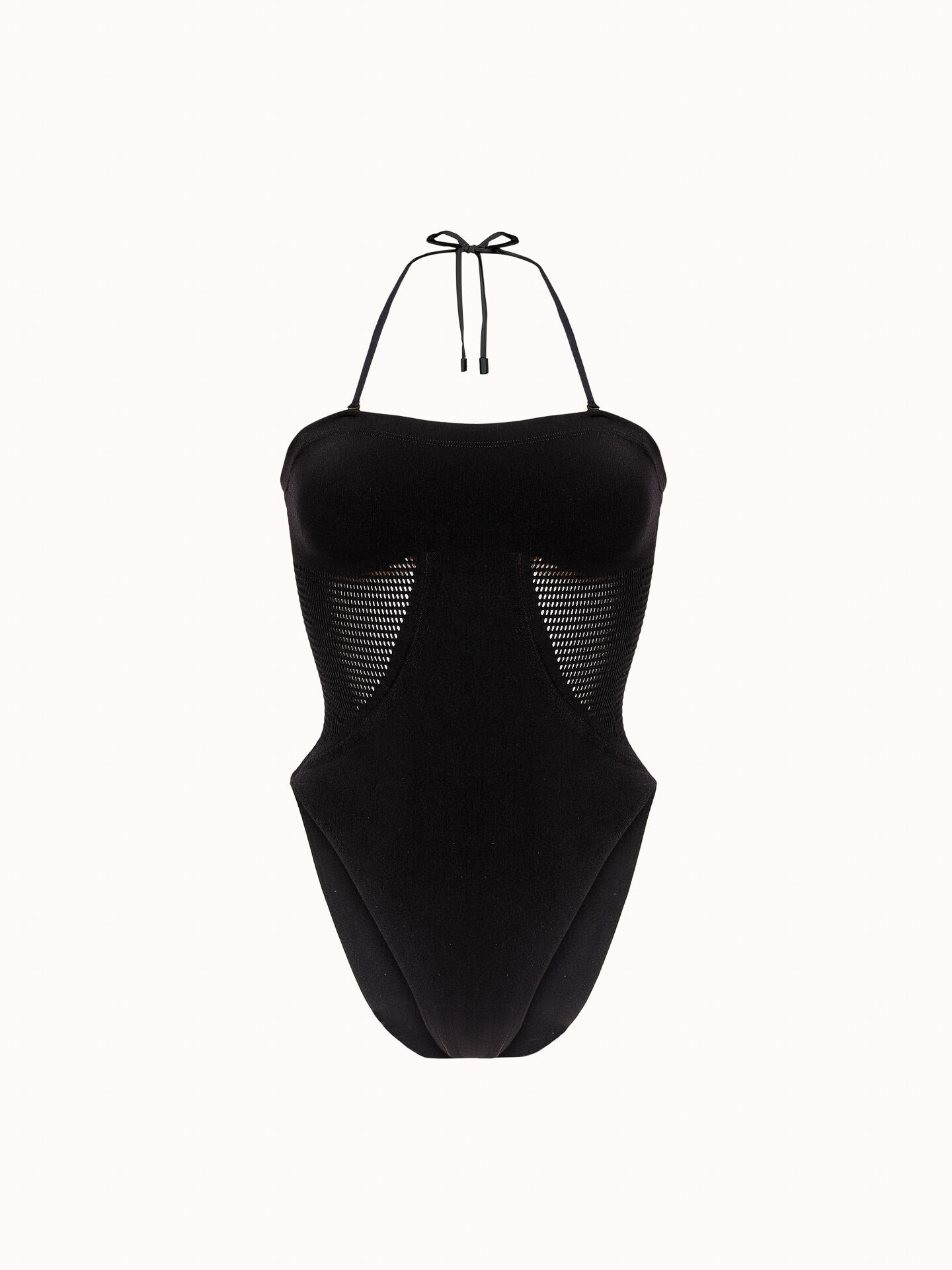 Net Ribs Swim Bodysuit
